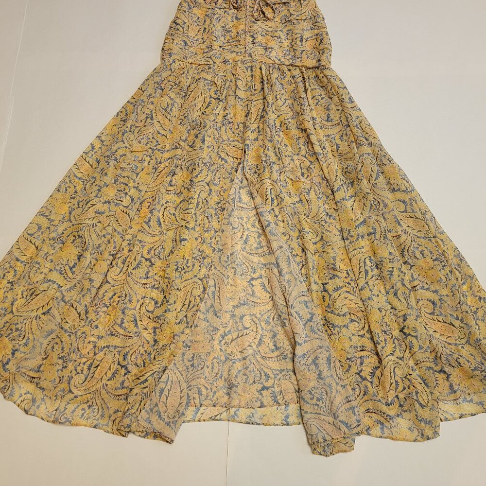 Veronica Beard Lucine Paisley Silk Gown - Picture 8 of 15